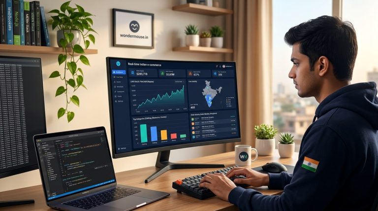 How to Build a Real-Time Dashboard with WebSockets for Your Indian E-Commerce Site